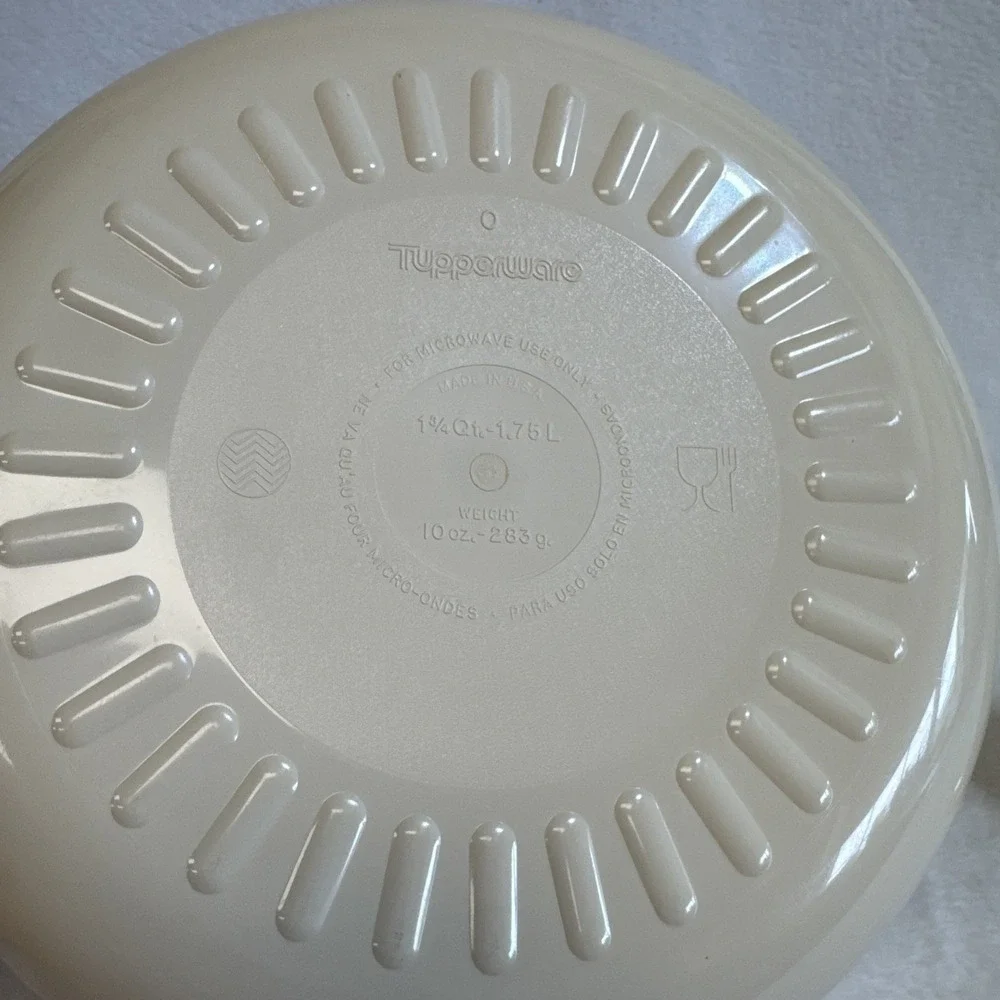 Tupperware Microsteamer Stack Cooker Set Almond 5 Piece Microwave